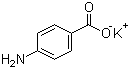 structure of CAS# 138-84-1, 4-Aminobenzoic acid potassium salt
