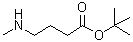 structure of CAS# 138007-25-7, 4-(甲基氨基)丁酸叔丁酯
