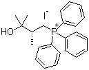 structure of CAS# 138079-59-1, [(2R)-3-羟基-2,3-二甲基丁基]三苯基鏻碘化物