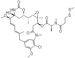 structure of CAS# 138148-68-2, N2'-去乙酰基-N2'-[3-(甲基二硫基)-1-氧代丙基]美登素