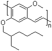 structure of CAS# 138184-36-8, 聚[2-甲氧基-5-(2-乙基己氧基)-1,4-苯撑乙烯撑]