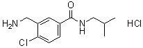 CAS 登录号：1383133-66-1, 3-(氨基甲基)-4-氯-N-(2-甲基丙基)苯甲酰胺盐酸盐