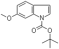 structure of CAS# 138344-18-0, 1-(叔丁氧基羰基)-6-甲氧基吲哚