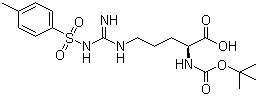 structure of CAS# 13836-37-8, N-Boc-N'-tosyl-L-arginine