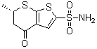 CAS # 1383784-43-7, (6S)-4-Oxo-6-methyl-5,6-dihydro-4H-thieno[2,3-b]thiopyran-2-sulfonamide