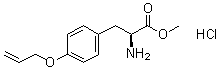 structure of CAS# 138535-28-1, O-烯丙基-L-酪氨酸甲酯盐酸盐