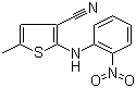CAS 登录号：138564-59-7, 2-(2-硝基苯胺基)-3-氰基-5-甲基噻吩