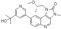 structure of CAS# 1386874-06-1, 1,3-二氢-8-[5-(1-羟基-1-甲基乙基)-3-吡啶基]-1-[(2S)-2-甲氧基丙基]-3-甲基-2H-咪唑并[4,5-c]喹啉-2-酮