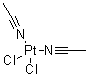 structure of CAS# 13869-38-0, Bis(acetonitrile)platinum(II) chloride