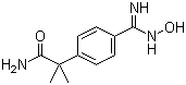 structure of CAS# 1388214-89-8, 4-[(羟基氨基)亚氨基甲基]-alpha,alpha-二甲基苯乙酰胺