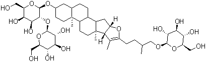 CAS 登录号：139051-27-7, 知母皂苷 B