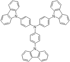 structure of CAS# 139092-78-7, 4,4',4''-三(咔唑-9-基)三苯胺