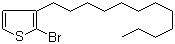 structure of CAS# 139100-06-4, 2-溴-3-十二烷基噻吩
