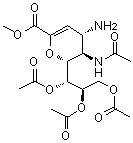 structure of CAS# 139110-70-6, 扎那米韦胺三乙酸酯甲基酯