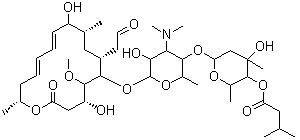 structure of CAS# 1392-21-8, Kitasamycin