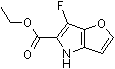 CAS # 1392272-60-4, 6-Fluoro-4H-furo[3,2-b]pyrrole-5-carboxylic acid ethyl ester