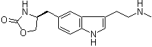 structure of CAS# 139264-35-0, (4S)-4-[[3-[2-(Methylamino)ethyl]-1H-indol-5-yl]methyl]-2-oxazolidinone