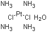 structure of CAS# 13933-33-0, Tetraammineplatinum (II) chloride hydrate