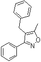 structure of CAS# 139395-94-1, 3-苯基-4-苄基-5-甲基异恶唑