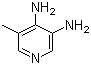 structure of CAS# 13958-86-6, 5-甲基-3,4-二氨基吡啶