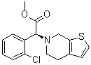 structure of CAS# 1396841-05-6, (alphaS)-alpha-(2-氯苯基)-4,7-二氢-噻吩并[2,3-c]吡啶-6(5H)-乙酸甲酯
