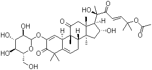 structure of CAS# 1398-78-3, alpha-Elaterin 2-D-glucopyranoside