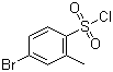 structure of CAS# 139937-37-4, 4-溴-2-甲基苯-1-磺酰氯