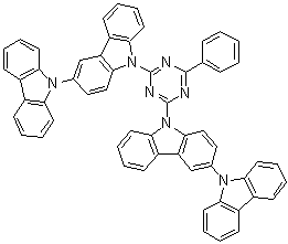 CAS # 1399854-99-9, 9-(4-[3,9'-Bi-9H-carbazol]-9-yl-6-phenyl-1,3,5-triazin-2-yl)-3,9'-bi-9H-carbazole