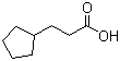 CAS # 140-77-2, 3-Cyclopentylpropionic acid, Cyclopentanepropionic acid