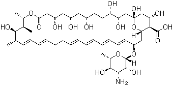 structure of CAS# 1400-61-9, 制霉菌素