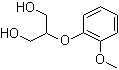structure of CAS# 14007-09-1, 2-(2-甲氧基苯氧基)-1,3-丙二醇