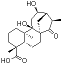CAS # 1401419-89-3, (4alpha,12beta)-9,12-Dihydroxy-15-oxokauran-18-oic acid