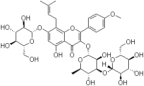 structure of CAS# 140147-77-9, 朝藿定 A1