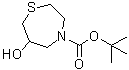 CAS # 140217-82-9, Tetrahydro-6-hydroxy-1,4-thiazepine-4(5H)-carboxylic acid 1,1-dimethylethyl ester