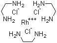 structure of CAS# 14023-02-0, Tris(ethylenediamine)rhodium trichloride