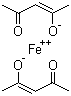 structure of CAS# 14024-17-0, Ferrous acetylacetonate