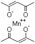 structure of CAS# 14024-58-9, Acetylacetone manganese(II)