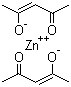 structure of CAS# 14024-63-6, Zinc(II) acetylacetonate