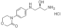 CAS # 1403383-55-0, 4-[4-[[(2S)-3-Amino-2-hydroxypropyl]amino]phenyl]-3-morpholinone hydrochloride (1:1)