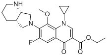 structure of CAS# 1403836-23-6, Moxifloxacin Ethyl Ester
