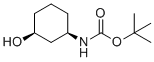 N-[(1R ,3S )-3-Hydroxycyclohexyl]-carbamic acid 1,1-dimethylethyl ester molecular structure (CAS 1403864-43-6)