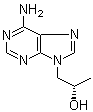 structure of CAS# 14047-27-9, L-(+)-9-(2-羟基丙基)腺嘌呤
