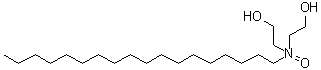 CAS # 14048-77-2, Bis(2-hydroxyethyl)stearylamine oxide, N,N-Bis(2-hydroxyethyl)stearylamine N-oxide, N,N-Bis(2-hydroxyethyl)stearylamine oxide, Stearyldi(hydroxyethyl)amine oxide