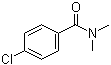 CAS # 14062-80-7, 4-Chloro-N,N-dimethylbenzamide, N,N-Dimethyl-4-chlorobenzamide, N,N-Dimethyl-p-chlorobenzamide, N,N-Methyl-p-chlorobenzamide, NSC 38420, p-Chloro-N,N-dimethylbenzamide