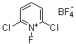 structure of CAS# 140623-89-8, 2,6-Dichloro-1-fluoropyridinium tetrafluoroborate