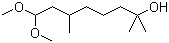 CAS # 141-92-4, 8,8-Dimethoxy-2,6-dimethyloctan-2-ol, Hydroxycitronellal dimethyl acetal