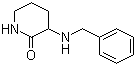 structure of CAS# 141136-42-7, 3-[(苯基甲基)氨基]-2-哌啶酮