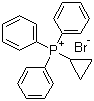 structure of CAS# 14114-05-7, 溴化环丙基三苯基膦