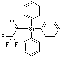 structure of CAS# 141334-25-0, (三氟乙酰基)三苯基硅烷