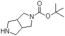 structure of CAS# 141449-85-6, 2-Boc-六氢吡咯并[3,4-c]吡咯